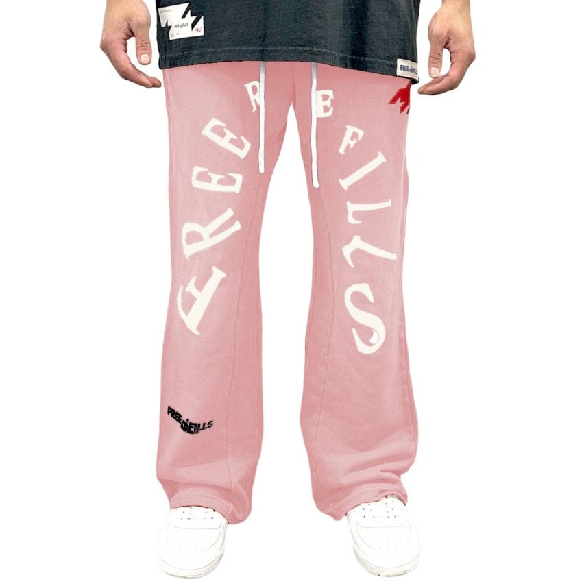 Free Refill Radial Flares Sweatpants (Pink) FR-C3-50