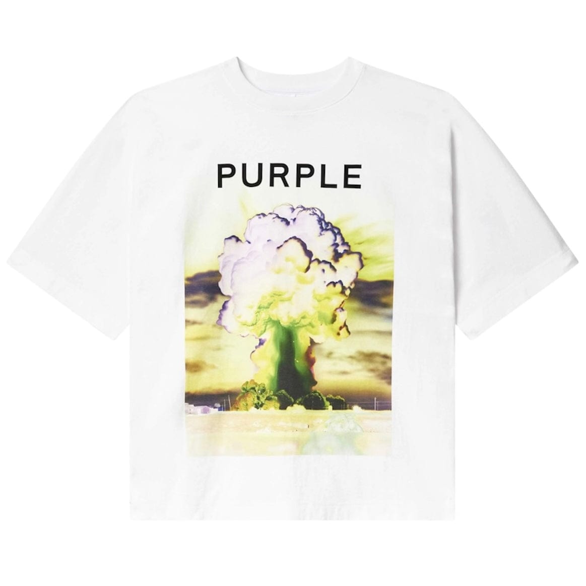 Purple Brand Force Majeure Tee (Brilliant White) M1057-TWFM325