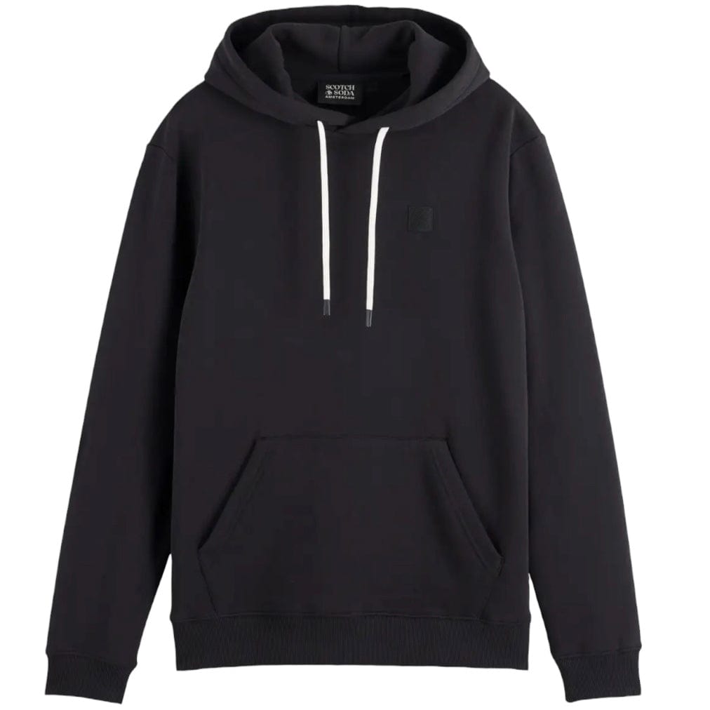 Scotch & Soda Essentials Logo Hoodie (Black) 179198