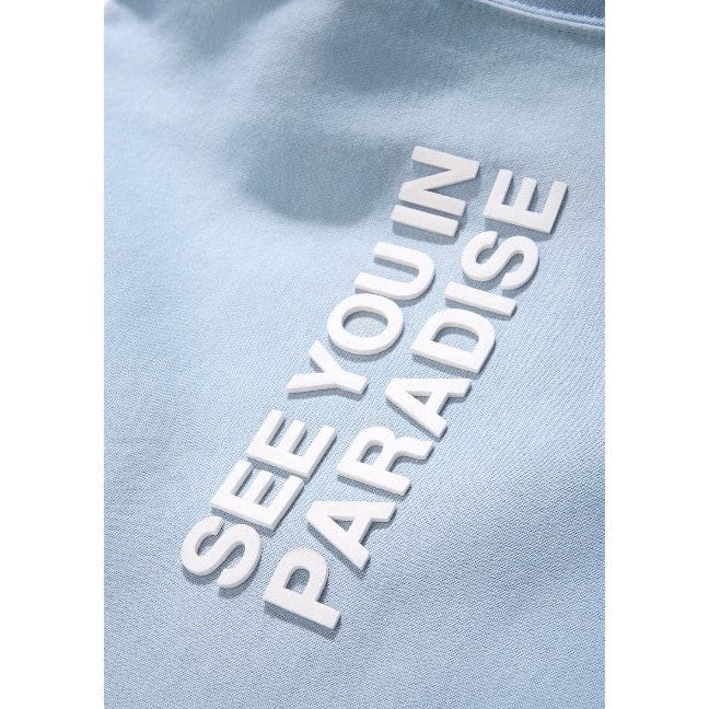 See You In Paradise Pullover Hoodie (Carolina Blue)