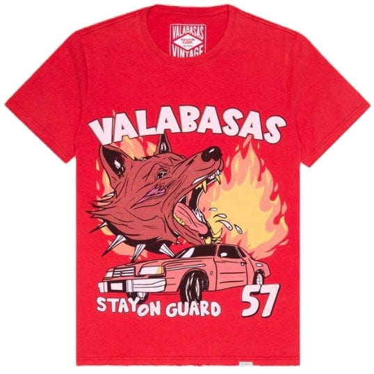 Valabasas "On Guard" Tee (Vintage Red) VLBS9025