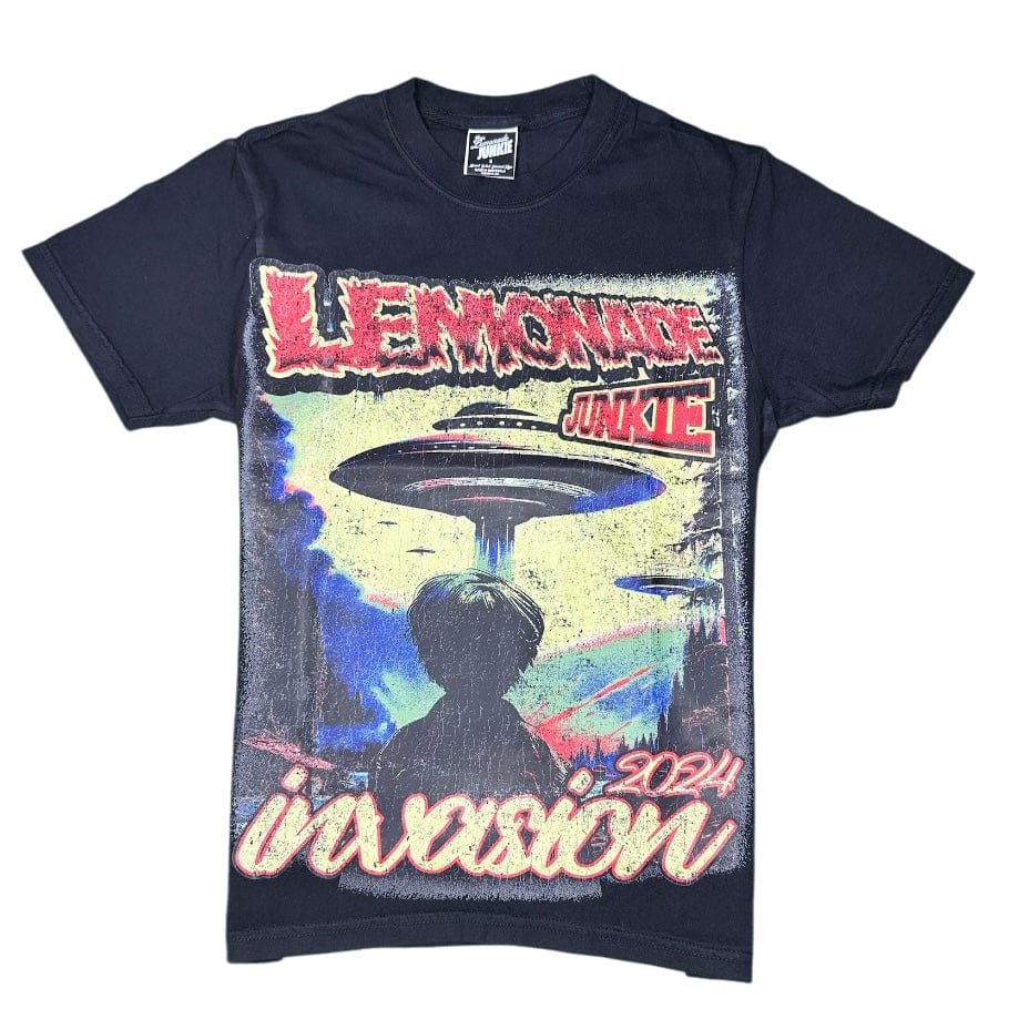 Lemonade Junkie Lemonade Invasion Tee (Washed Black) LJ-083124