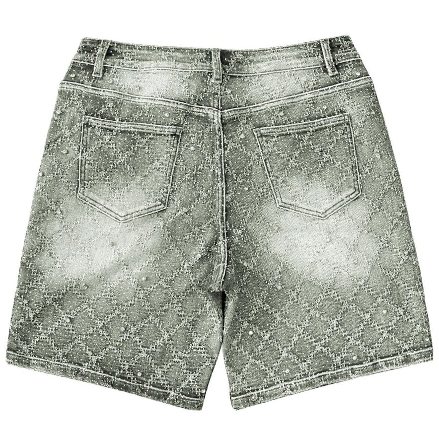 Almost Someday Gemstone Denim Jorts (Olive Wash) QS2-003