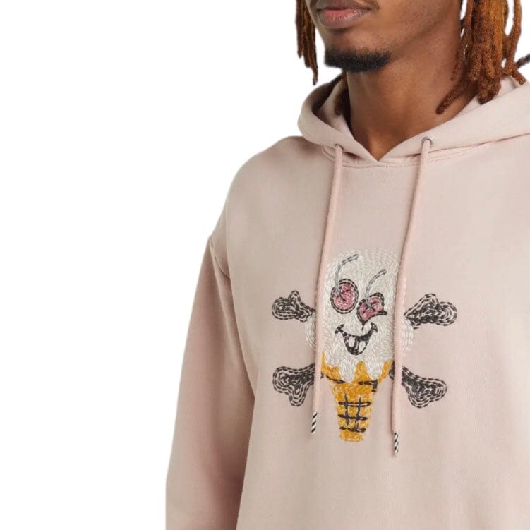 Ice Cream Croissant Hoodie (Rose Smoke) 431-9305