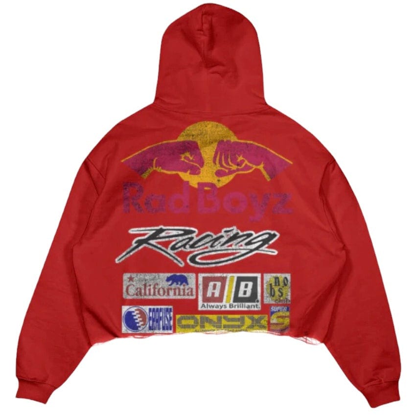 Rad Boyz Red Bull Crop Hoodie (Red) RB-KT-106