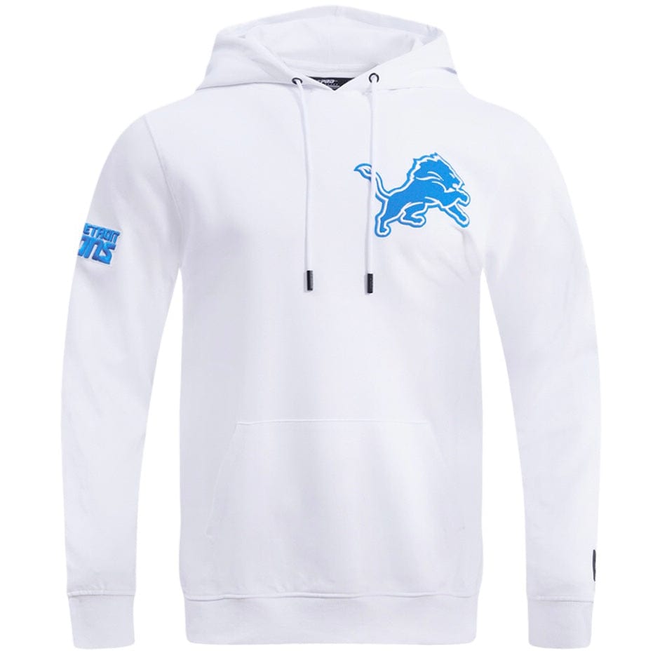 Pro Standard Detroit Lions Classic Chenille DK PO Hoodie (White)