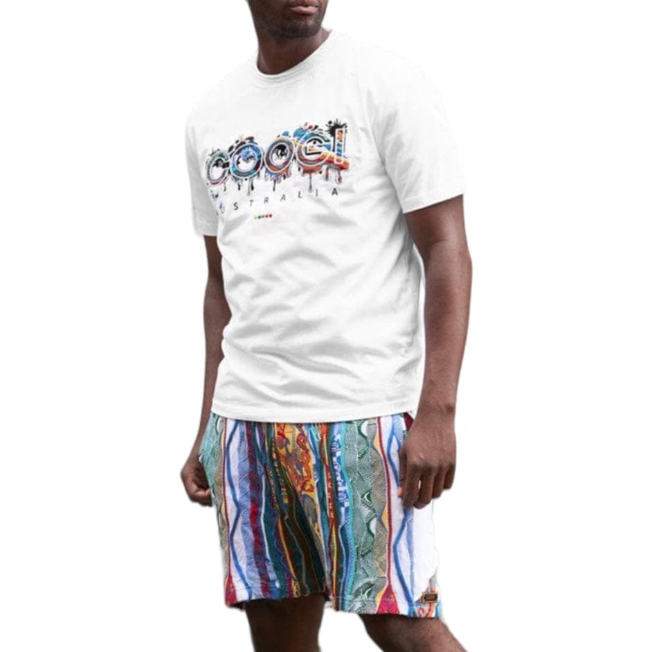 Coogi Logo Drip Tee (White) CG-KT-024