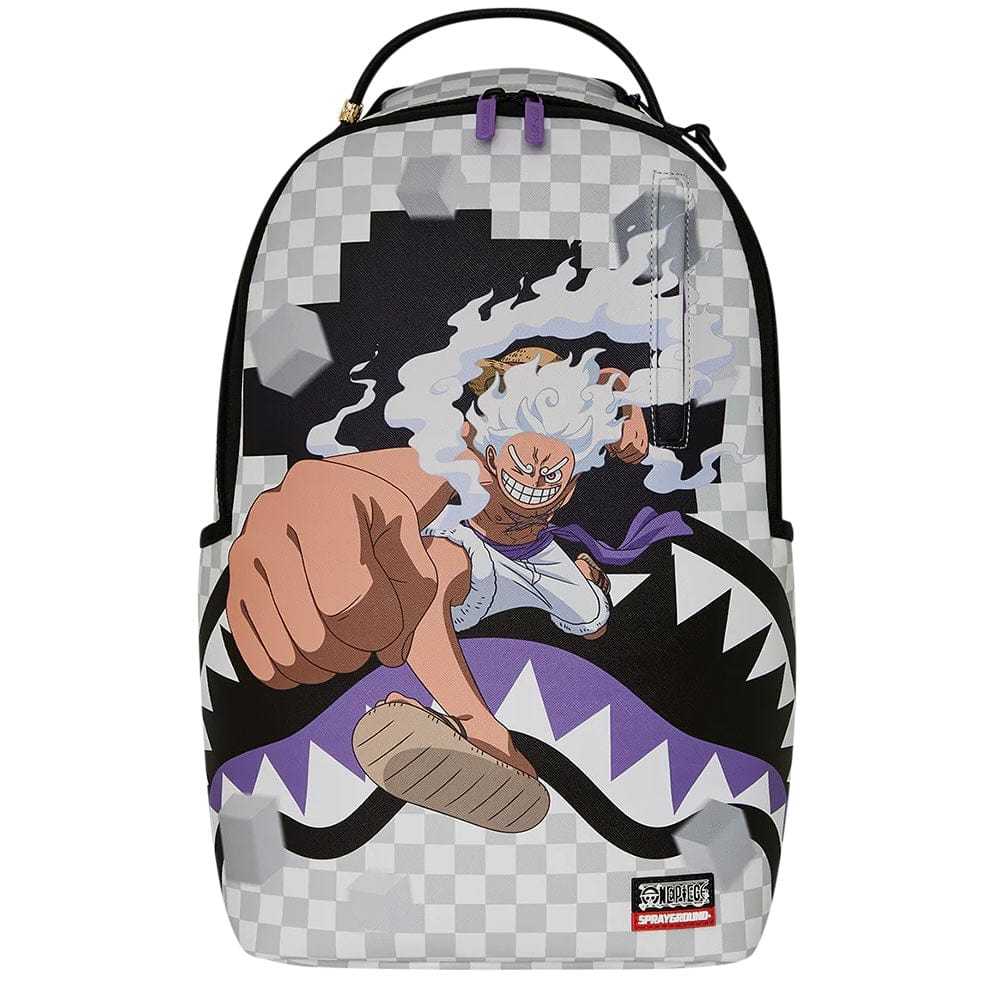 Sprayground One Piece Gear 5 Luffy Checkered Smash Backpack