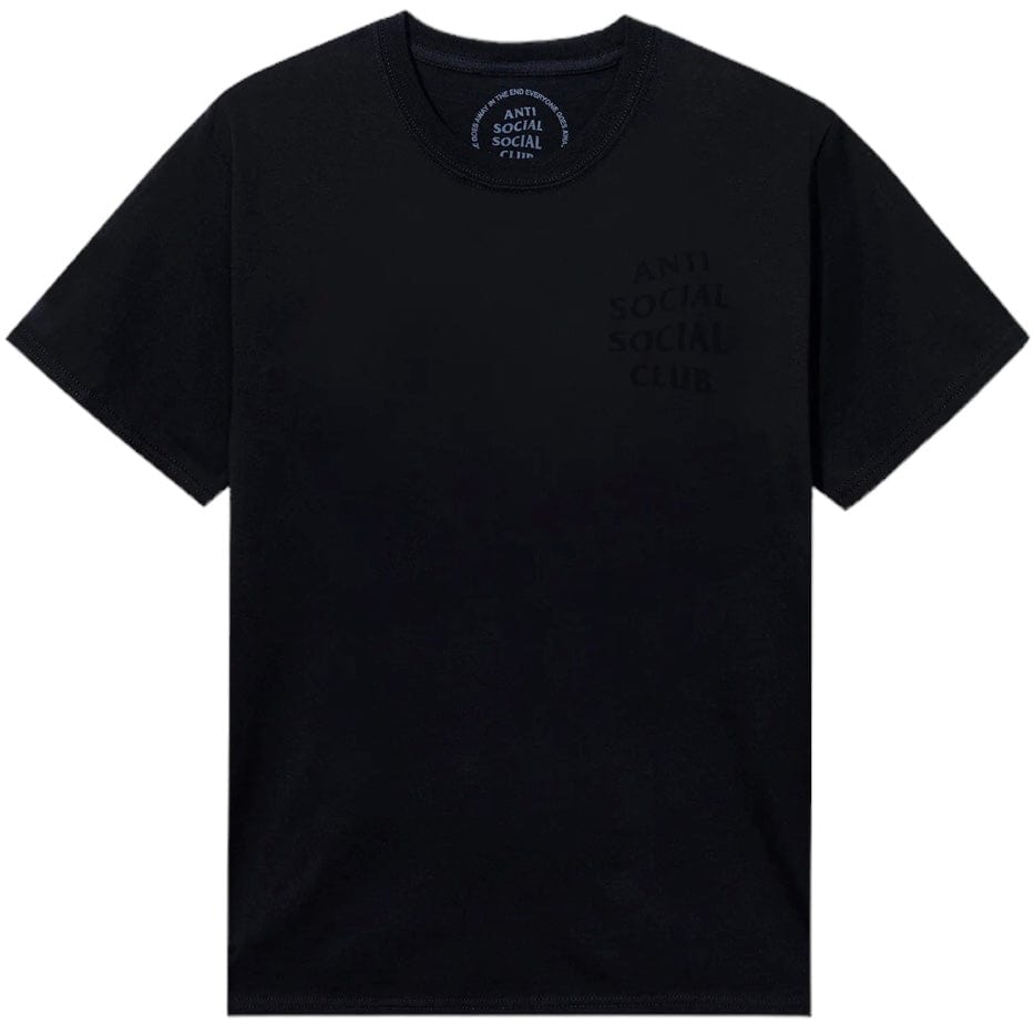 Anti Social Social Club Cancelled Tee (Tonal Black)