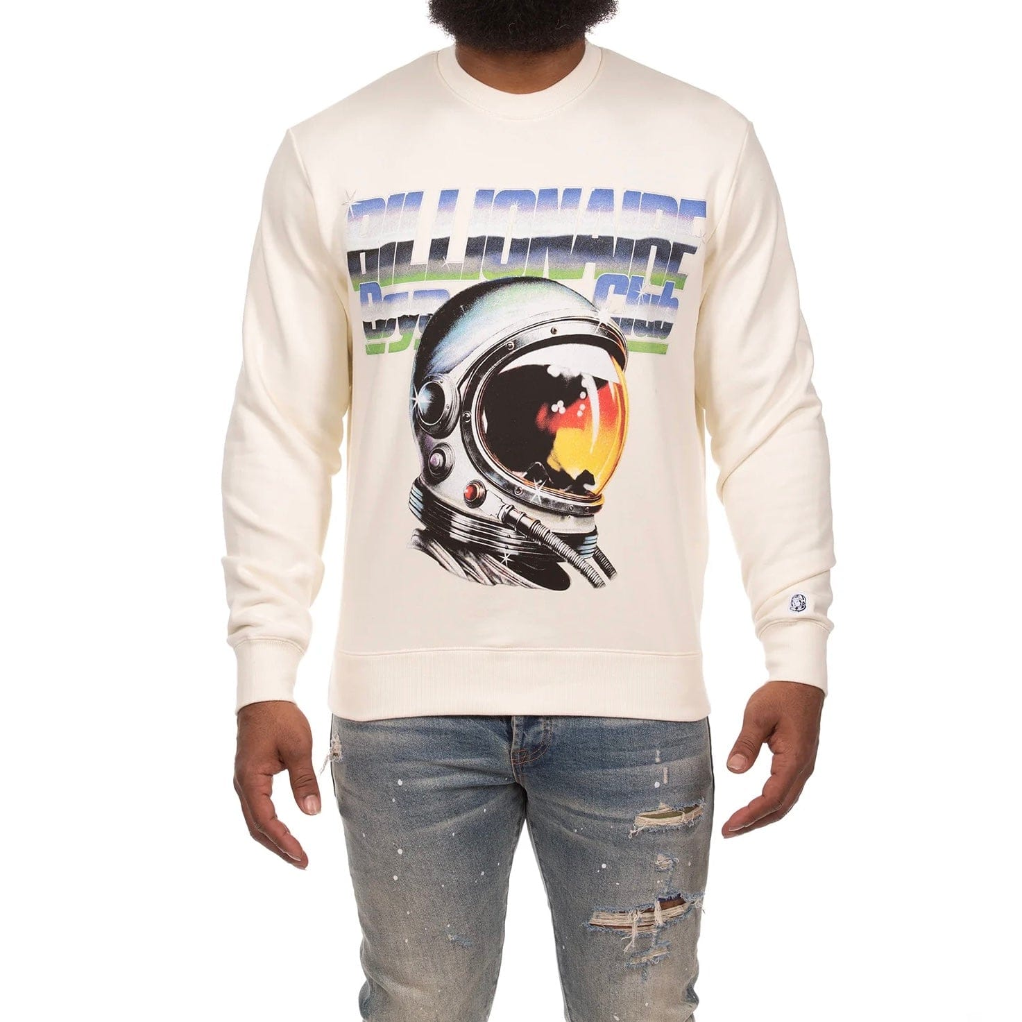 Billionaire Boys Club BB Jet Pack Sweatshirt (Winter White) 851-8303
