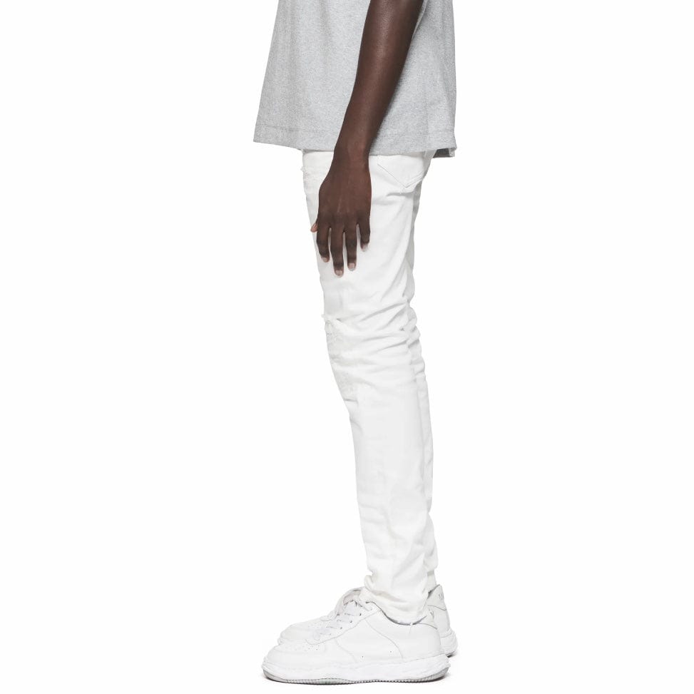 Purple Brand Light Destroy Denim (White) P001-LDWH324