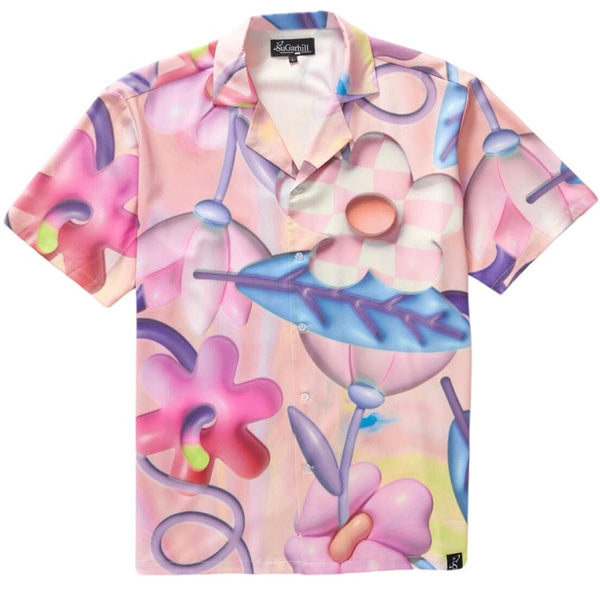 Sugar Hill "Flora" Button-Up Shirt (Pink) SH24-SUM1-54