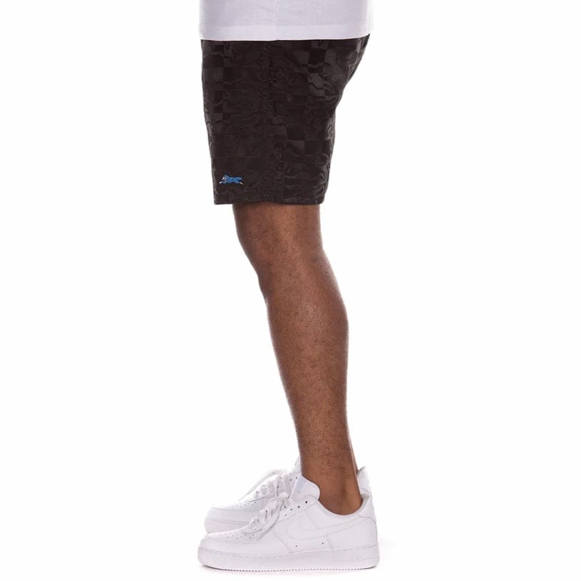 Ice Cream Running Check Shorts (Black) 441-3104