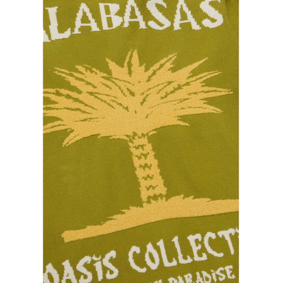 Valabasas Los Palmas Woven Button Down (Green) VLBSWB003