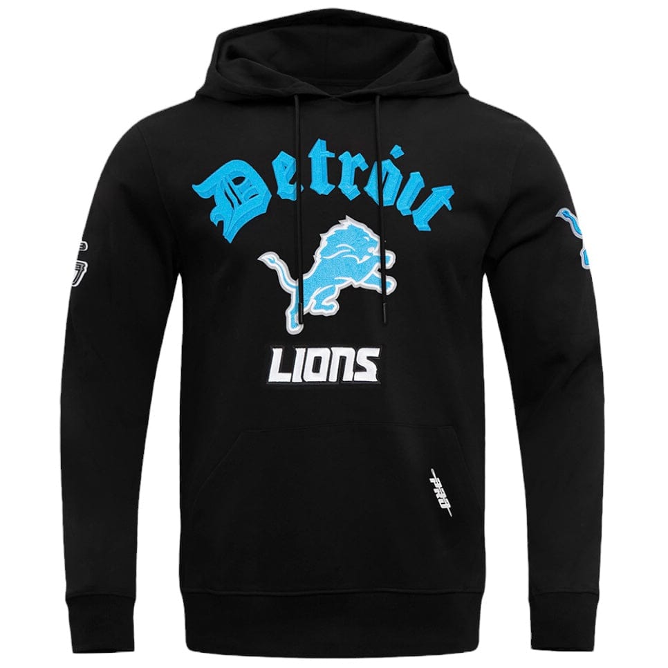 Pro Standard Detroit Lions Old English Flc PO Hoodie (Black)