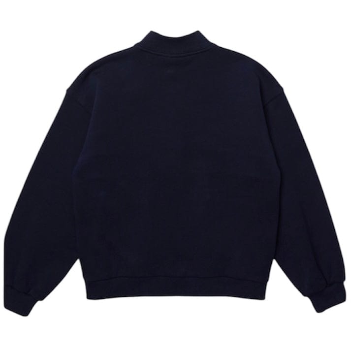 Lacoste Colorblock Bands Fleece Zip Sweatshirt (Navy Blue) SJ7546-51