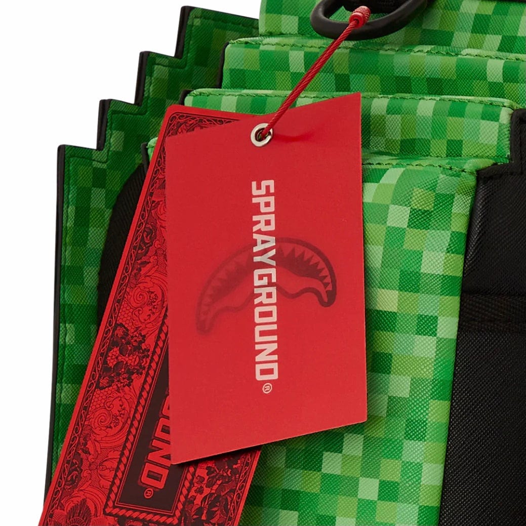 Sprayground Minecraft Creeper Shark Backpack