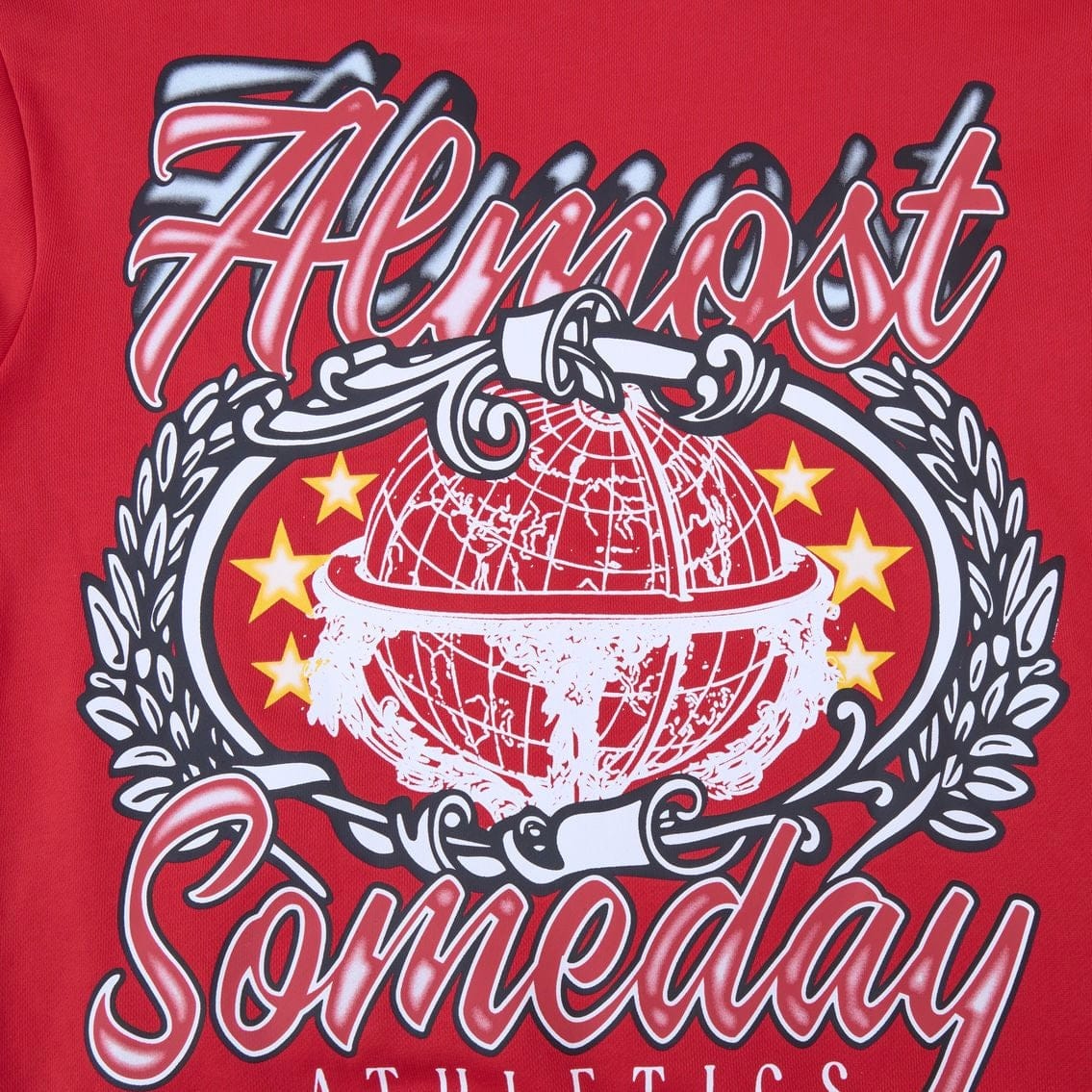 Almost Someday Also Athletics Hoodie (Red) AS-H25-012