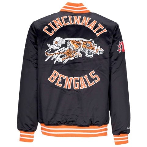 Mitchell & Ness NFL Cincinnati Bengals Heavyweight Jacket (Black)