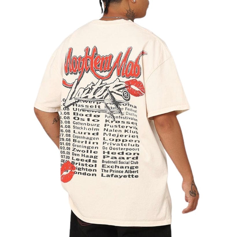 Loiter Mayhem Mob Vintage Tee (Off White)