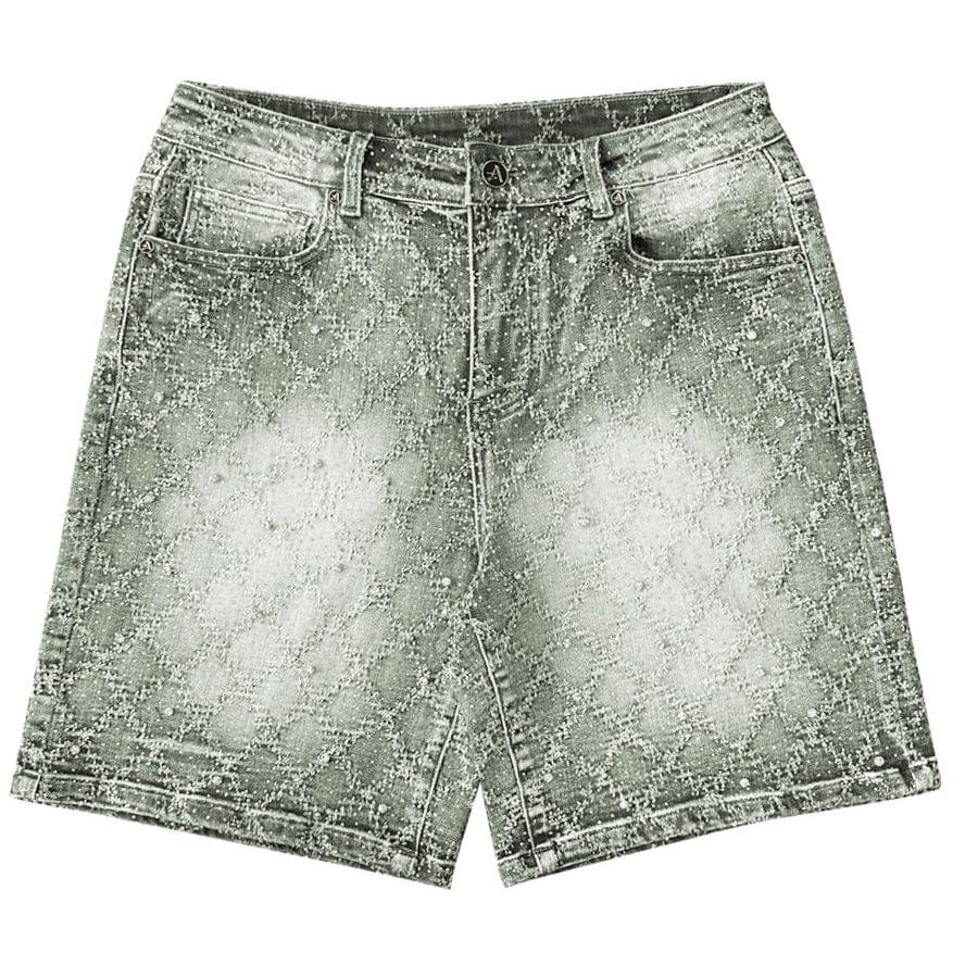 Almost Someday Gemstone Denim Jorts (Olive Wash) QS2-003