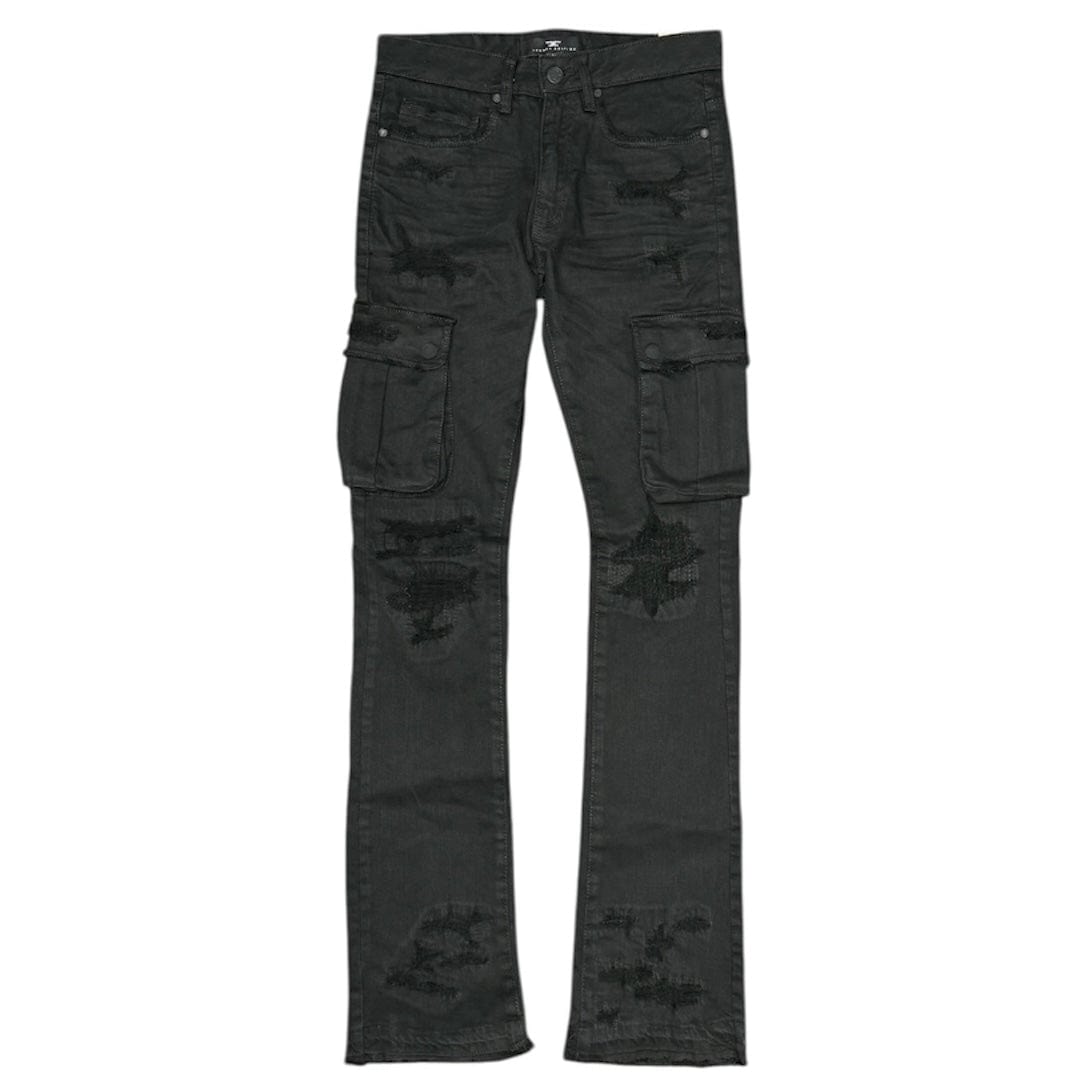 Jordan Craig Martin Stacked Cargo Pocket Pants (Black) JTF1263