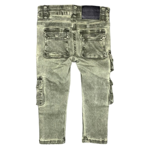 Kids Serenede Element Cargo Jeans (Olive) - OL-OLVK