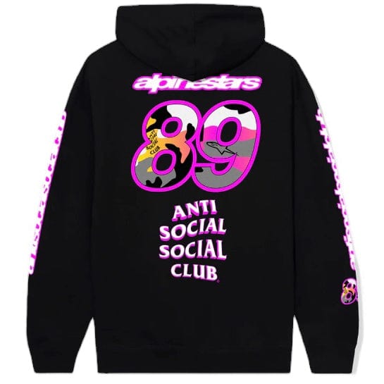 Anti Social Social Club ASSC X Alpinestars Slipstream Zip Hoodie (Black)