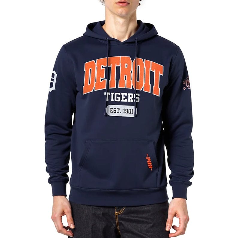Pro Standard Detroit Tigers City Arch Flc Pullover Hoodie (Midnight Navy)