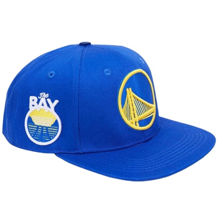 Pro Standard Golden State Warriors Logo Snapback Hat (Royal Blue)