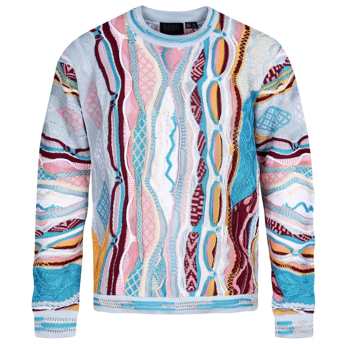 Coogi Florida Crewneck Sweater (Multi) C25501