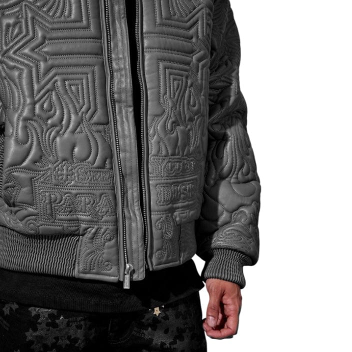 See You In Paradise Sinister Bomber Jacket (Charcoal) 91666