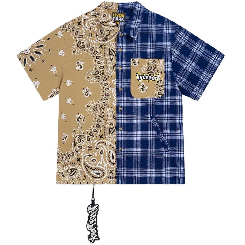 Hyde Park East LA Button Down Shirt (Blue)