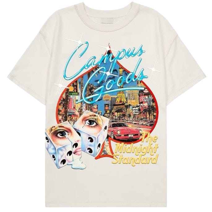 Campus Goods Midnight Standard Tee (Cream) CG-H25-048