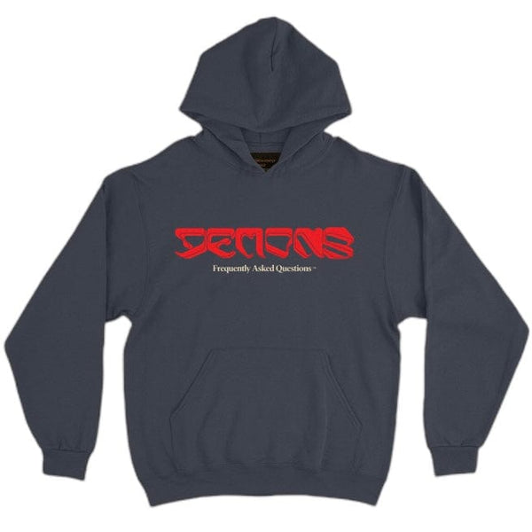Frequently Asked Questions Demons Hoodie (Dark Grey) 23-388HD