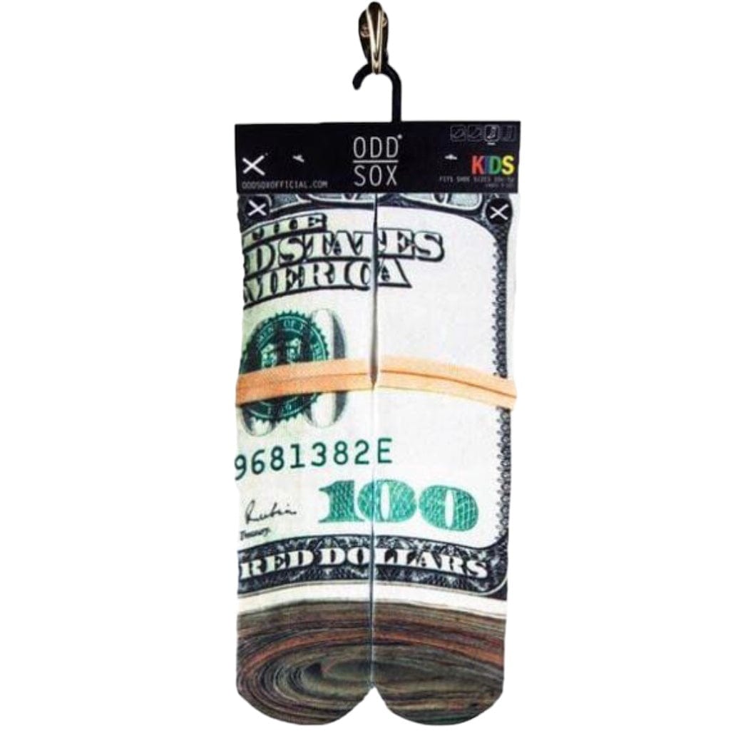 Kids Odd Sox Bands Lifestyle Socks 3y-10y (Green/Multi)