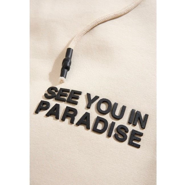 See You In Paradise Stacked Sweatpants (Cream)