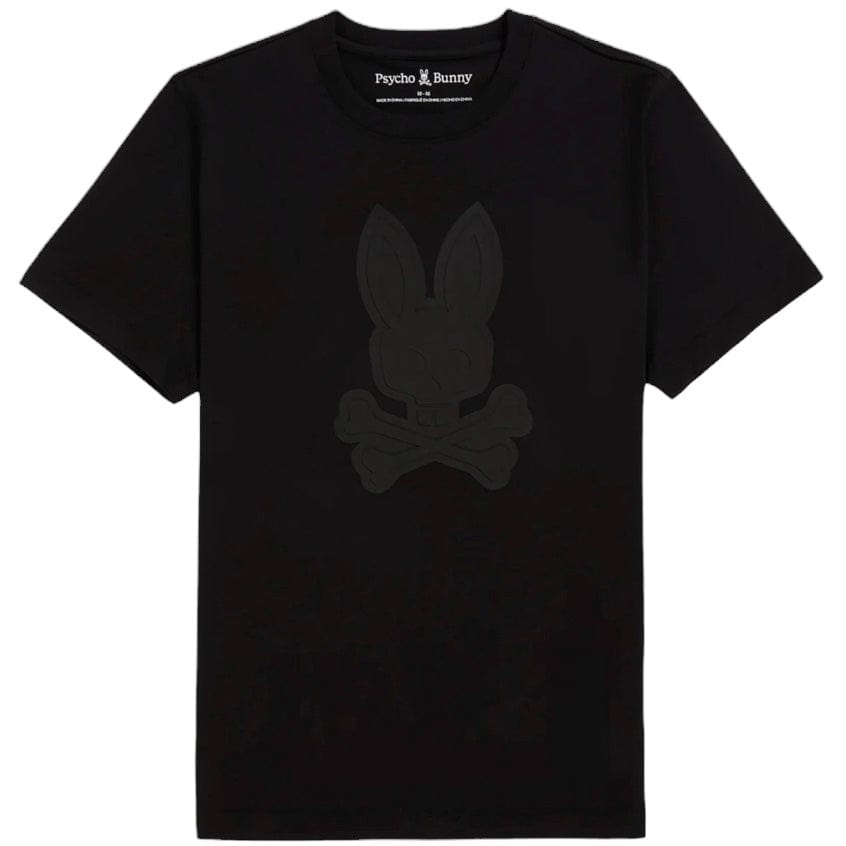 Psycho Bunny Damon Graphic Tee (Black) B6U900Y1PC