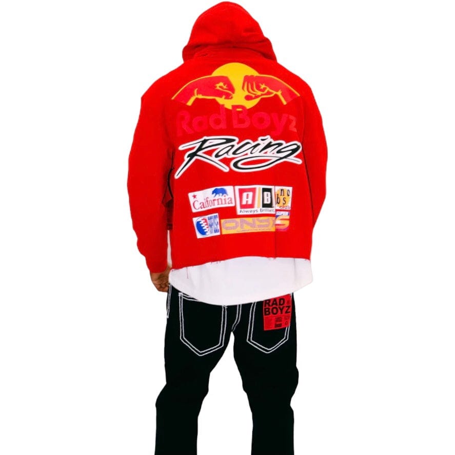 Rad Boyz Red Bull Crop Hoodie (Red) RB-KT-106