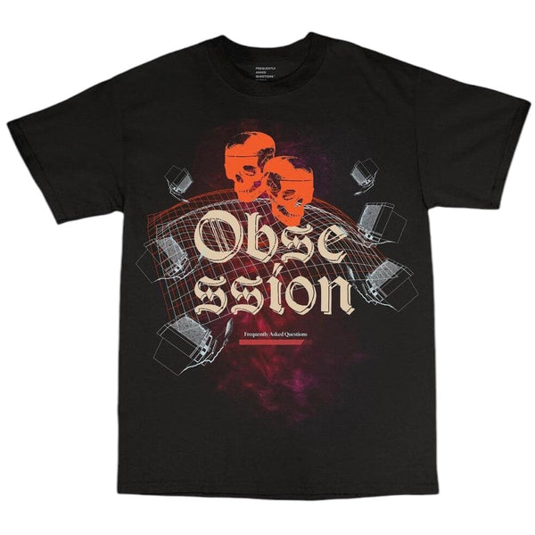Frequently Asked Questions Obsession T Shirt (Black) 23-381