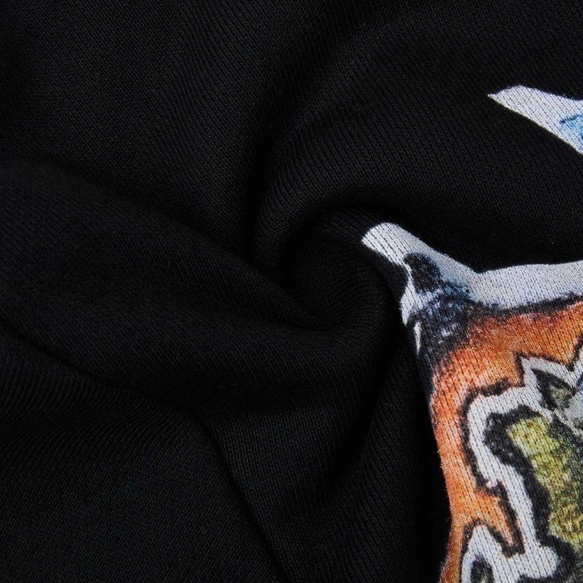 Campus Goods Peacekeeper Zip Up Hoodie (Black) CG-H25-043