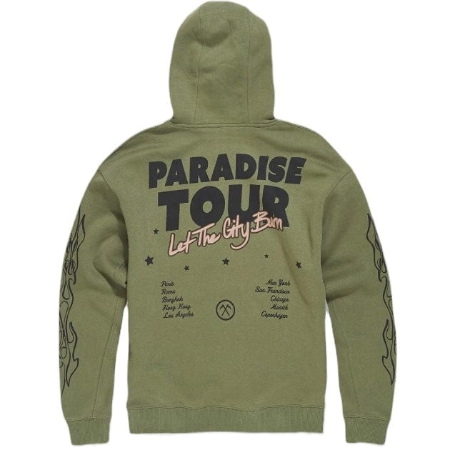 Jordan Craig Paradise Tour Pullover Hoodie (Sage) 8241H