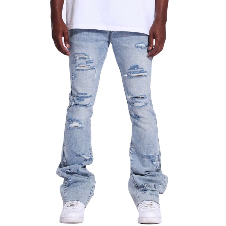 Crysp Arch Flare Denim (Light Distress) CRYSP25-117