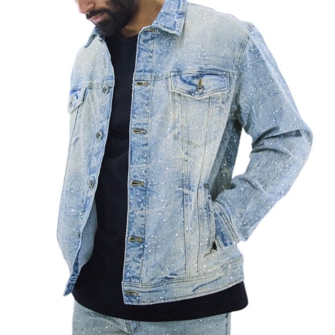 Jordan Craig Magic City Denim Trucker Jacket (Iced Lager) JJ2340