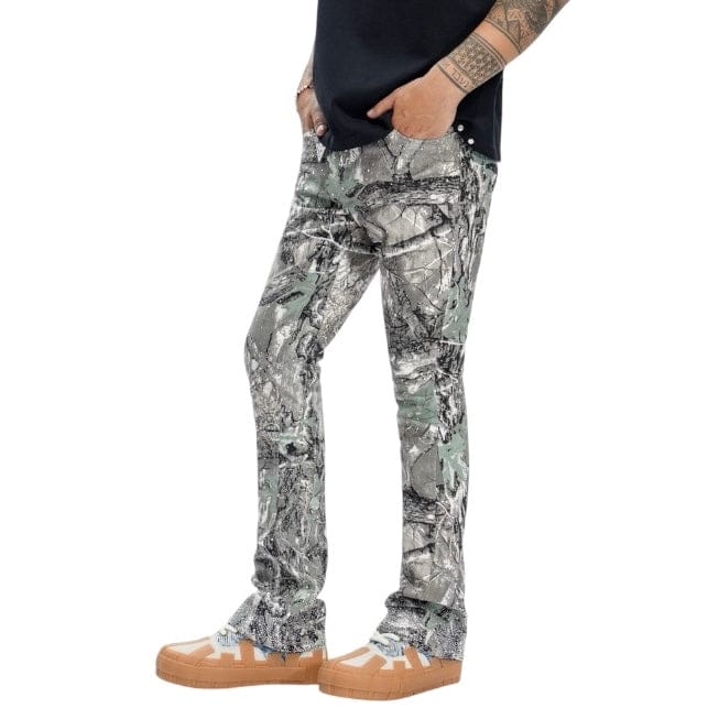 Valabasas Recon Stacked Jeans (Grey Forest) VLBS-VJ3-1059