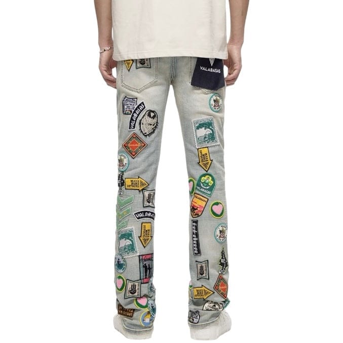 Valabasas Axis Stacked Denim (Light Blue) VLBS-VJ3-1109