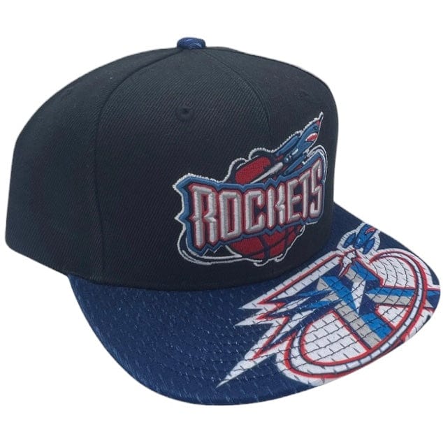 Mitchell & Ness Nba Houston Rockets Snapshot Hwc Snapback (Black/Blue)