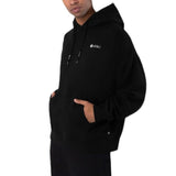 Shop Ethika Core Fleece Hoodie MLSS1125-BLK black