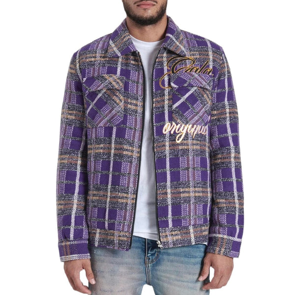 Gala Original Reckoning Flannel Jacket (Purple Plaid) G-SP-24-002