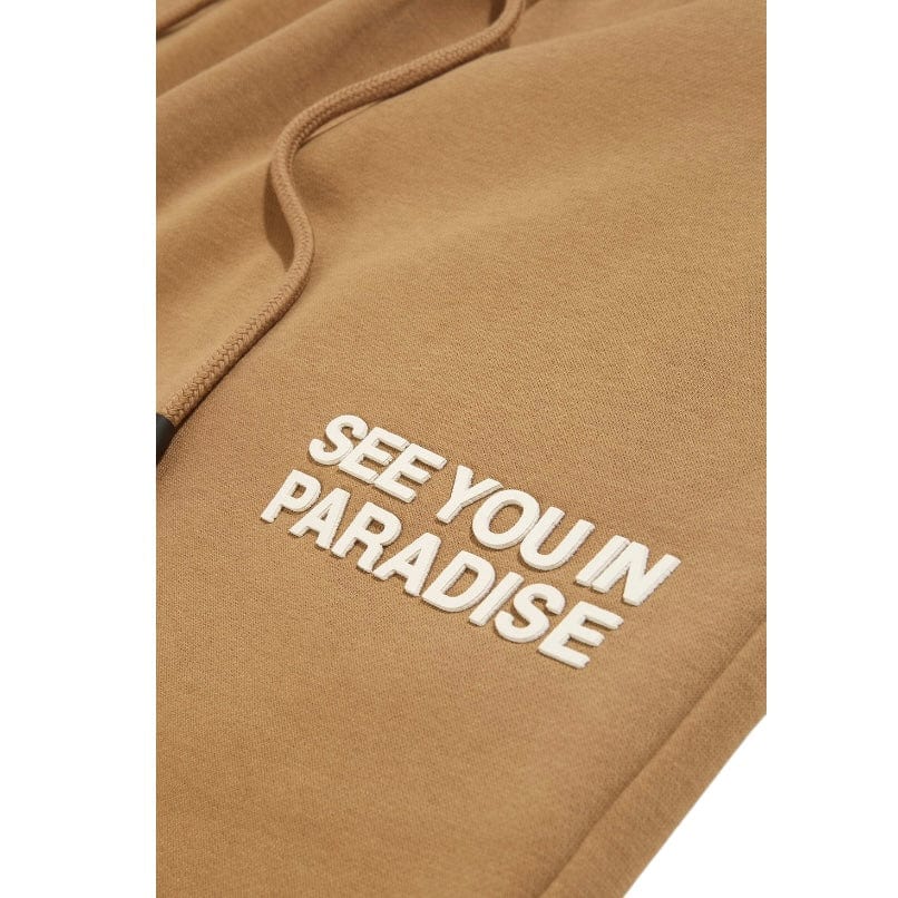 See You In Paradise Tonal Stacked Sweatpants (Mocha) 8899L